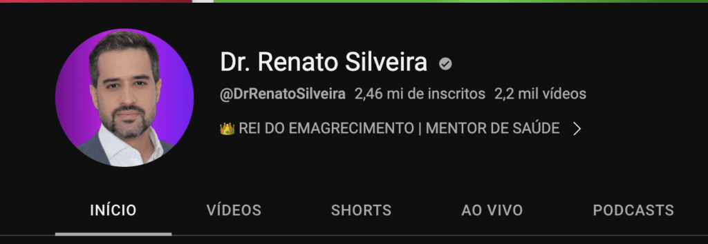 Youtube - Dr Renato Silveira